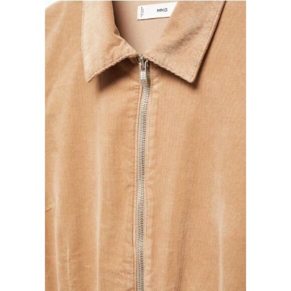 NWT Mango Corduroy Jumpsuit with Zip Tan Sz XXL $99 [jb] - Picture 6 of 16